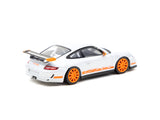 Minichamps x Tarmac Works 1/64 Porsche 911 GT3 RS Silver- COLLAB64