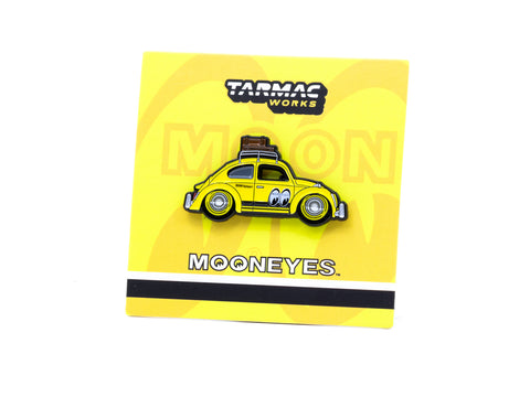 Tarmac Works X Leen Customs Volkswagen Beetle - Mooneyes Lapel Pin