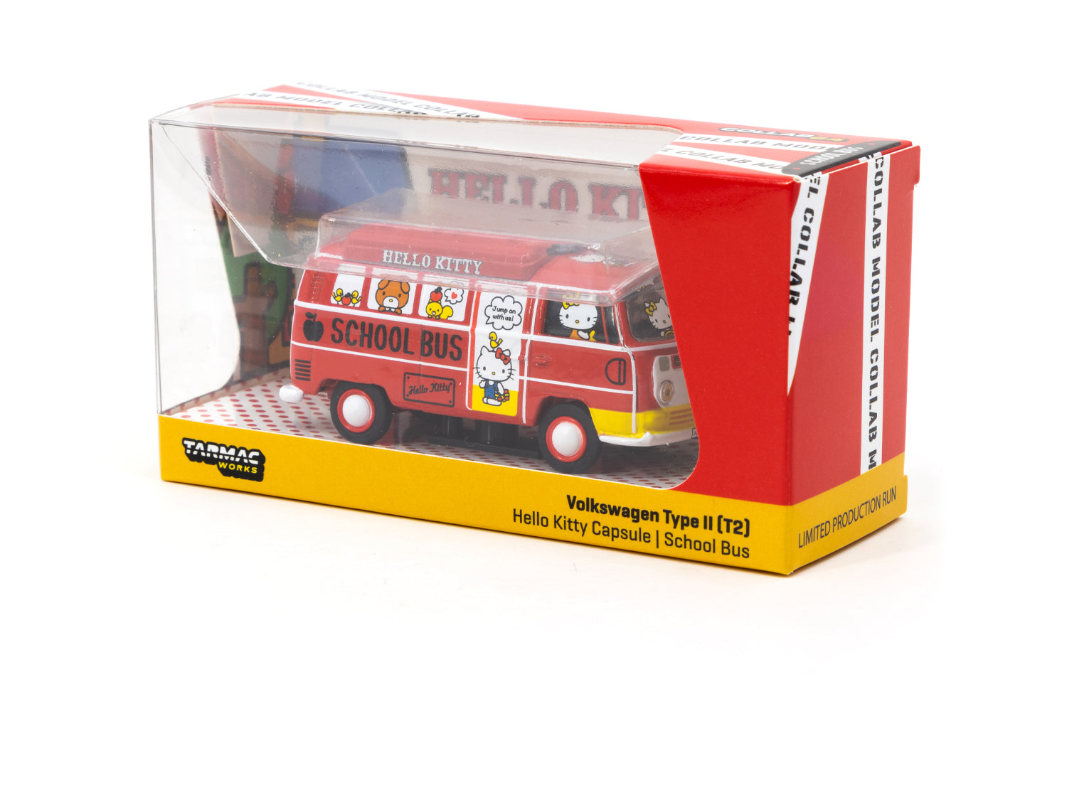 1/64 Volkswagen Type II (T2) Bus - Hello Kitty - Tarmac Works X Schuco