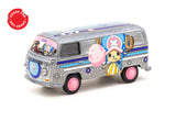 Tarmac Works x One Piece Model Car Collection VOL.1 - 6 Cars Set with Volkswagen Type II (T2) Panel Van Special Edition - COLLAB64