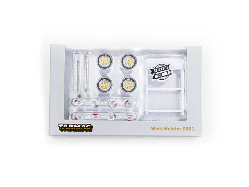 Tarmac Works 1/64 Accessories Work Meister CR01 Gold/Polished - PARTS64