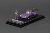 Ignition Model 1/64 RWB 993 Matte Purple with Mr. Nakai