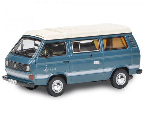 Schuco 1/64 Volkswagen T3 Camper Blue